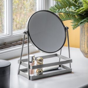 Silver Vanity Mirror